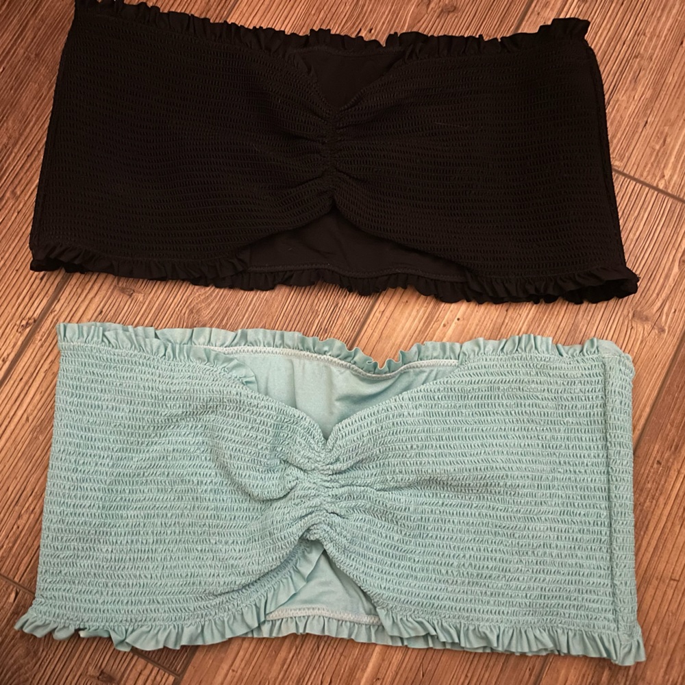 Victoria’s Secret Pink Bandeau swim tops
